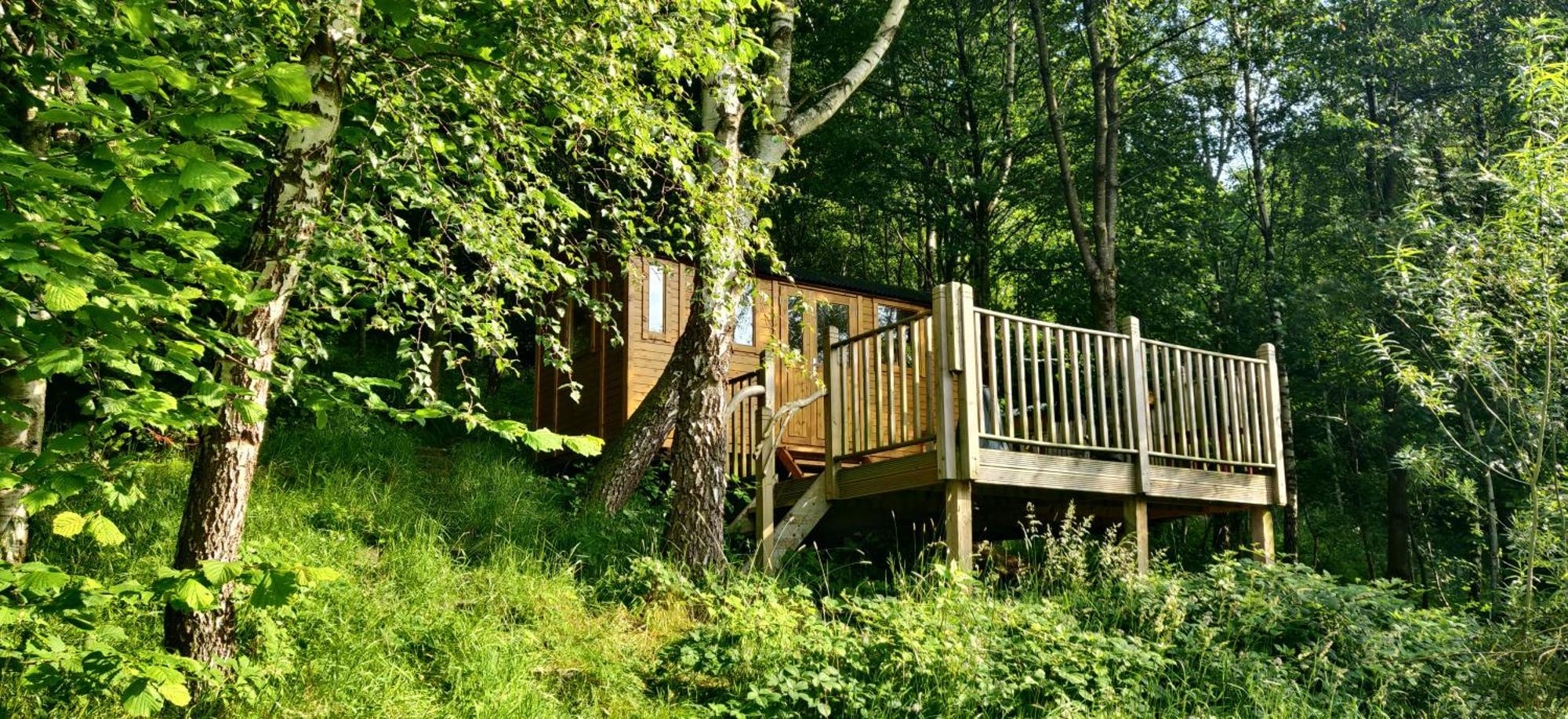 Pike'S Cabin In The Woods Hebden Bridge Eksteriør billede